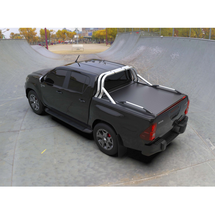 Manual Roll Top Tonneau Bed Cover, Tessera 4x4 SE, Toyota Hilux Double Cab 2016 - 2026 - EDK.ro