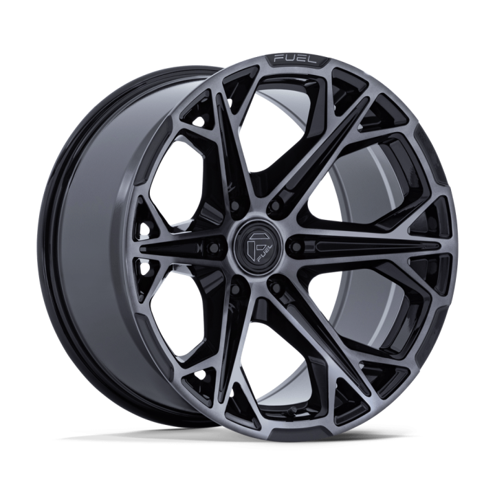 Jantă de Aluminiu, FUEL FC886 HAMMERHEAD, 22x10.0, ET -18, 6x135, 87.1, Negru - EDK.ro