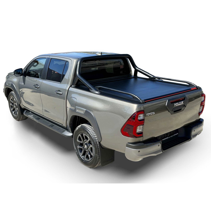 Închidere de Benă Tip Rulou Manual, Tessera 4x4 SE, Toyota Hilux cu Rollbar OEM Cabină Dublă 2016 - 2026 - EDK.ro