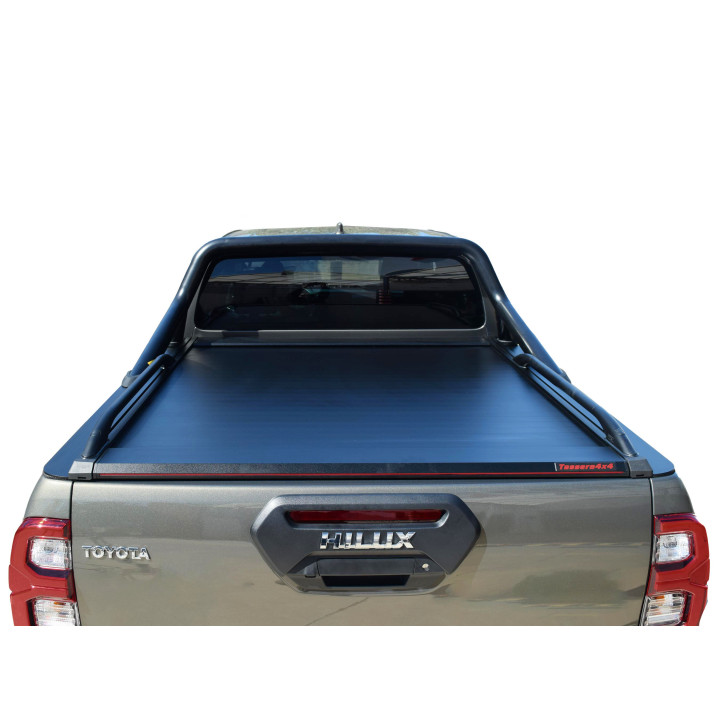 Închidere de Benă Tip Rulou Manual, Tessera 4x4 SE, Toyota Hilux cu Rollbar OEM Cabină Dublă 2016 - 2026 - EDK.ro