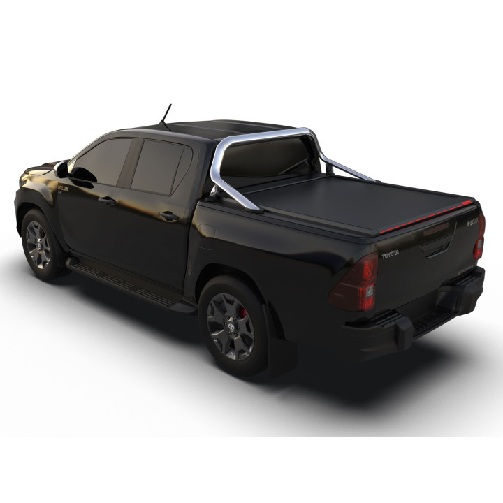 Închidere de Benă Tip Rulou Manual, Tessera 4x4 SE, Toyota Hilux cu Rollbar OEM Cabină Dublă 2016 - 2026 - EDK.ro
