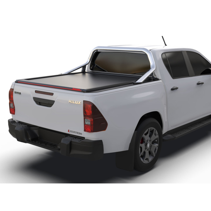 Închidere de Benă Tip Rulou Manual, Tessera 4x4 SE, Toyota Hilux cu Rollbar OEM Cabină Dublă 2016 - 2026 - EDK.ro