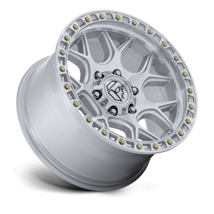 Jantă de Aluminiu, FUEL FC908 PUMA, 20x9.0, ET 1, 6x135, 87.1, Argintiu - EDK.ro