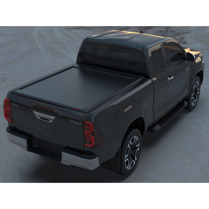 Manual Roll Top Tonneau Bed Cover, Tessera 4x4 SE, Toyota Hilux Extra Cab 2016 - 2026 - EDK.ro