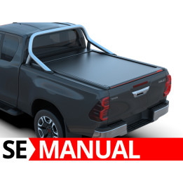 Închidere de Benă Tip Rulou Manual, Tessera 4x4 SE, Toyota Hilux cu Rollbar OEM Cabină Extra 2016 - 2026 - EDK.ro