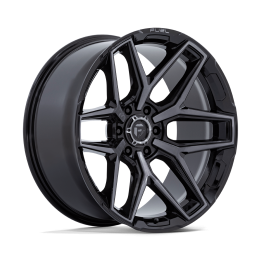 Jantă de Aluminiu, FUEL FLUX, 22x9.5, ET 20, 6x135, 87.1, Negru - EDK.ro
