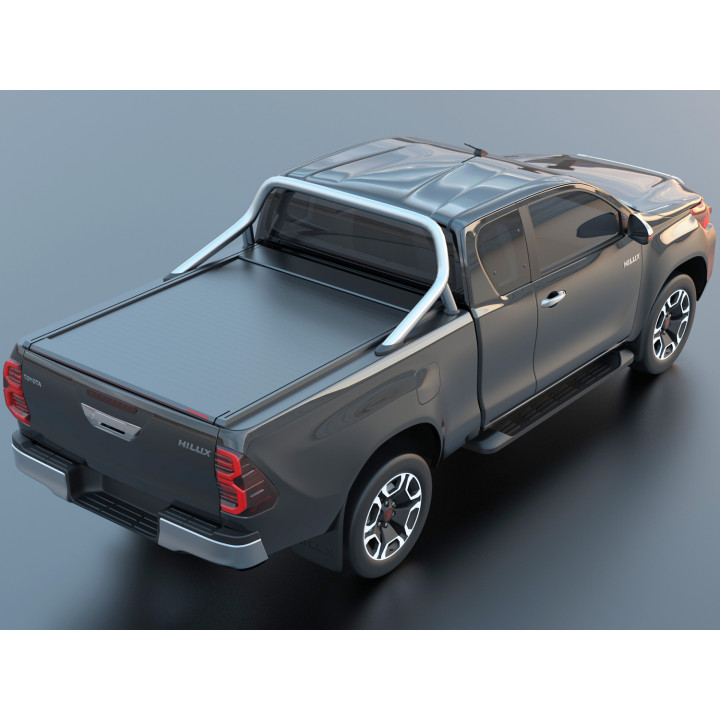 Închidere de Benă Tip Rulou Manual, Tessera 4x4 SE, Toyota Hilux cu Rollbar OEM Cabină Extra 2016 - 2026 - EDK.ro