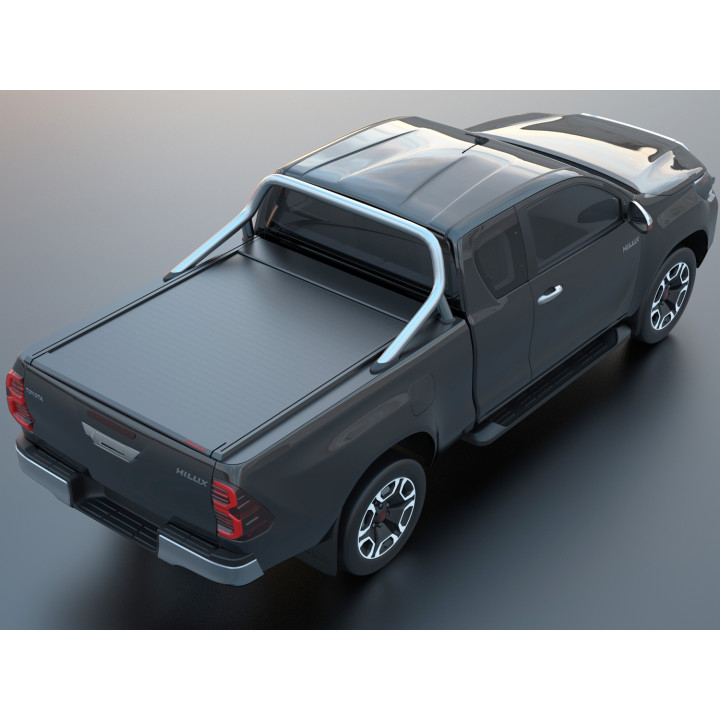 Închidere de Benă Tip Rulou Manual, Tessera 4x4 SE, Toyota Hilux cu Rollbar OEM Cabină Extra 2016 - 2026 - EDK.ro