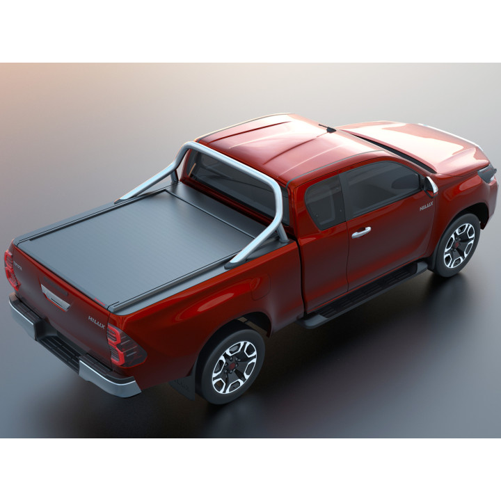 Închidere de Benă Tip Rulou Manual, Tessera 4x4 SE, Toyota Hilux cu Rollbar OEM Cabină Extra 2016 - 2026 - EDK.ro