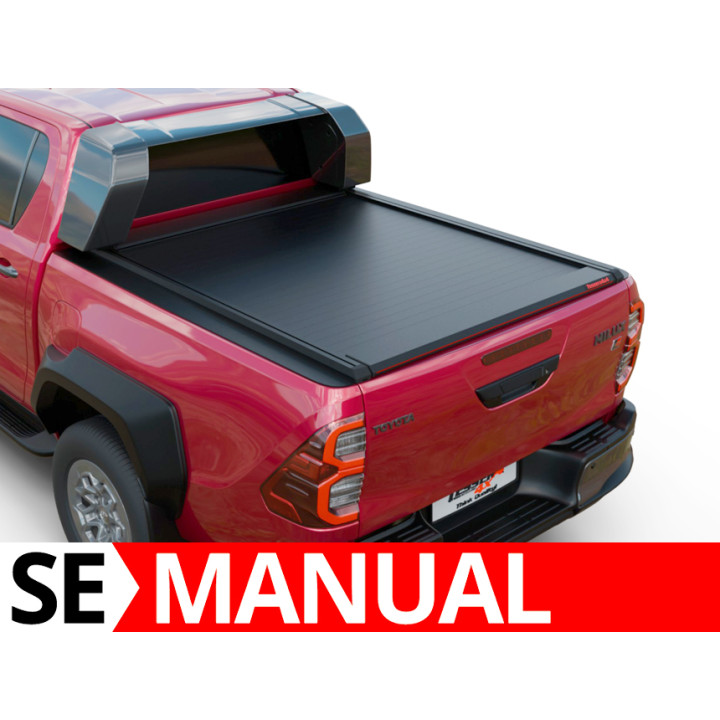 Manual Roll Top Tonneau Bed Cover, Tessera 4x4 SE, Toyota Hilux GR Sport 2016 - 2026 - EDK.ro