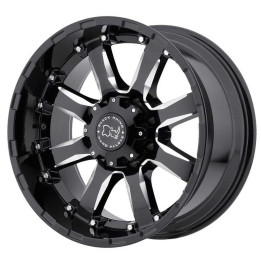 Jantă de Aluminiu, Black Rhino SIERRA, 20x9.0, ET 12, 6x135, 87.1, Negru - EDK.ro