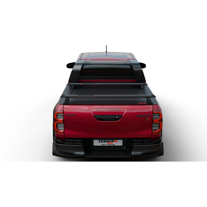 Manual Roll Top Tonneau Bed Cover, Tessera 4x4 SE, Toyota Hilux GR Sport 2016 - 2026 - EDK.ro