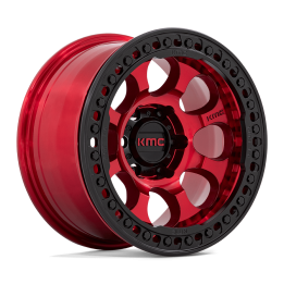 Jantă de Aluminiu, KMC KM237 RIOT Beadlock, 17x8.5, ET 0, 6x135, 87.1, Negru - EDK.ro