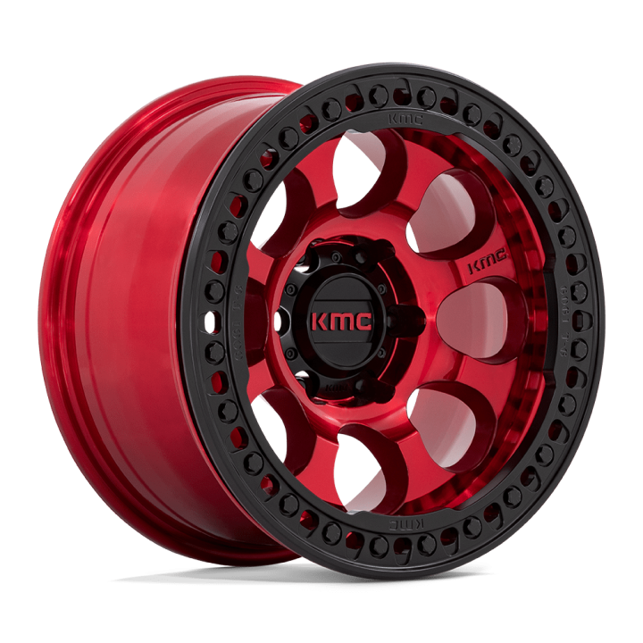 Jantă de Aluminiu, KMC KM237 RIOT Beadlock, 17x8.5, ET 0, 6x135, 87.1, Negru - EDK.ro