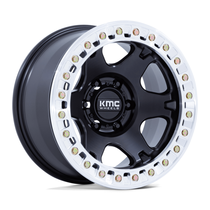 Alloy Wheel, KMC KM238 VI Beadlock, 17x9.0, ET 1, 6x135, 87.1, Black - EDK.ro
