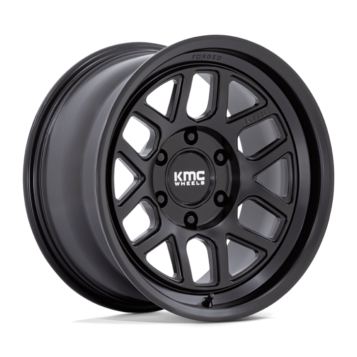Alloy Wheel, KMC KM446 MESA FORGED Monoblock, 17x8.5, ET 0, 6x135, 87.1, Black - EDK.ro