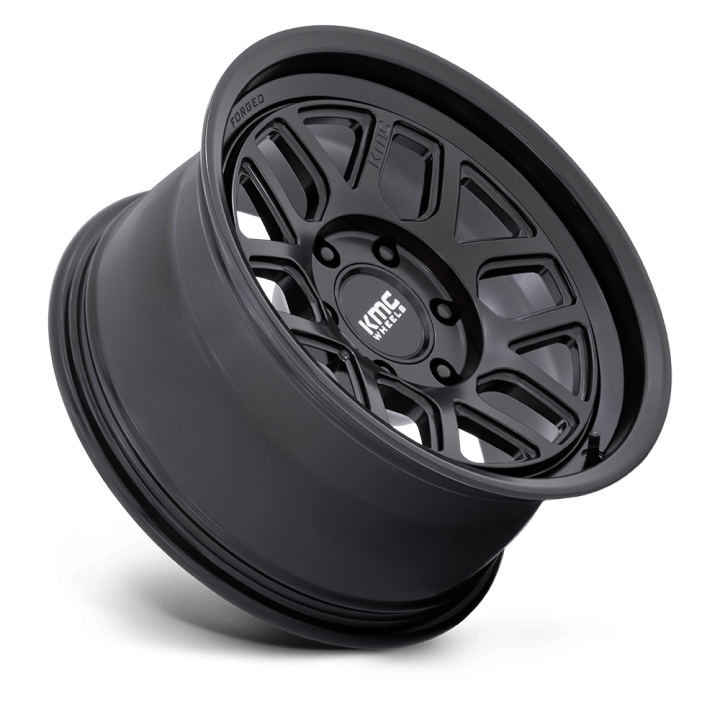 Alloy Wheel, KMC KM446 MESA FORGED Monoblock, 17x8.5, ET 0, 6x135, 87.1, Black - EDK.ro