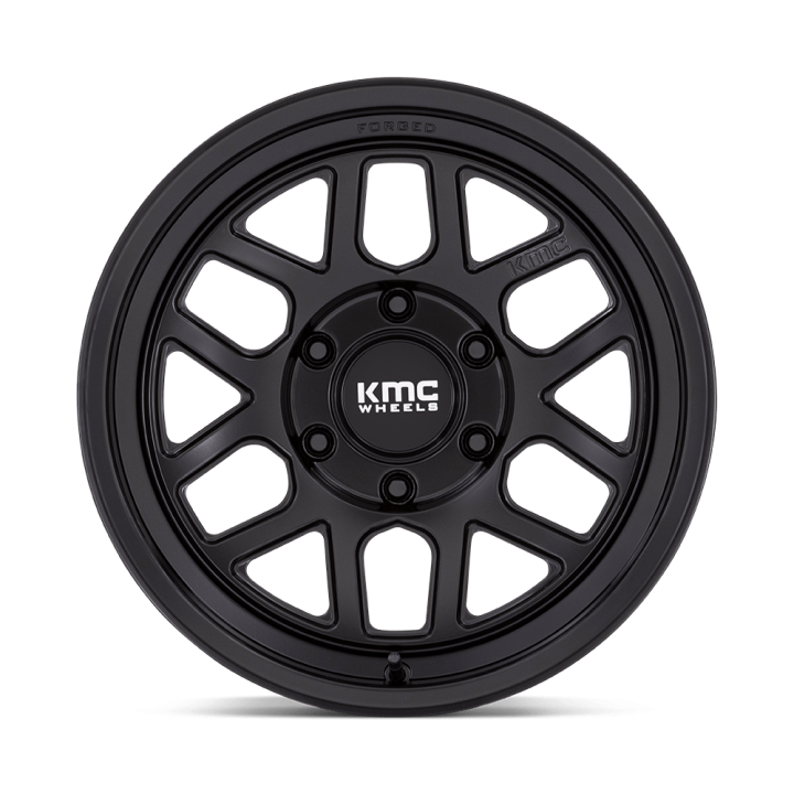 Alloy Wheel, KMC KM446 MESA FORGED Monoblock, 17x8.5, ET 0, 6x135, 87.1, Black - EDK.ro