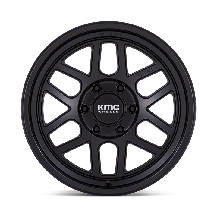 Alloy Wheel, KMC KM446 MESA FORGED Monoblock, 18x9.0, ET 0, 6x135, 87.1, Black - EDK.ro