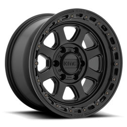 Jantă de Aluminiu, KMC KM548 CHASE, 17x9.0, ET 0, 6x135, 87.1, Negru - EDK.ro