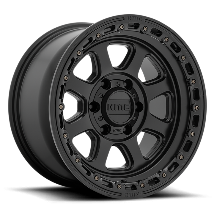 Alloy Wheel, KMC KM548 CHASE, 17x9.0, ET 0, 6x135, 87.1, Black - EDK.ro