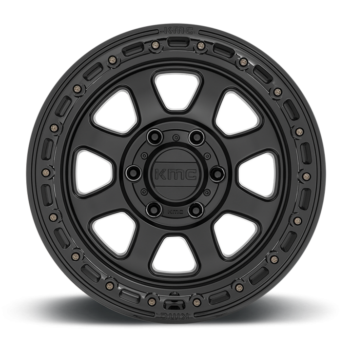 Alloy Wheel, KMC KM548 CHASE, 17x9.0, ET 0, 6x135, 87.1, Black - EDK.ro