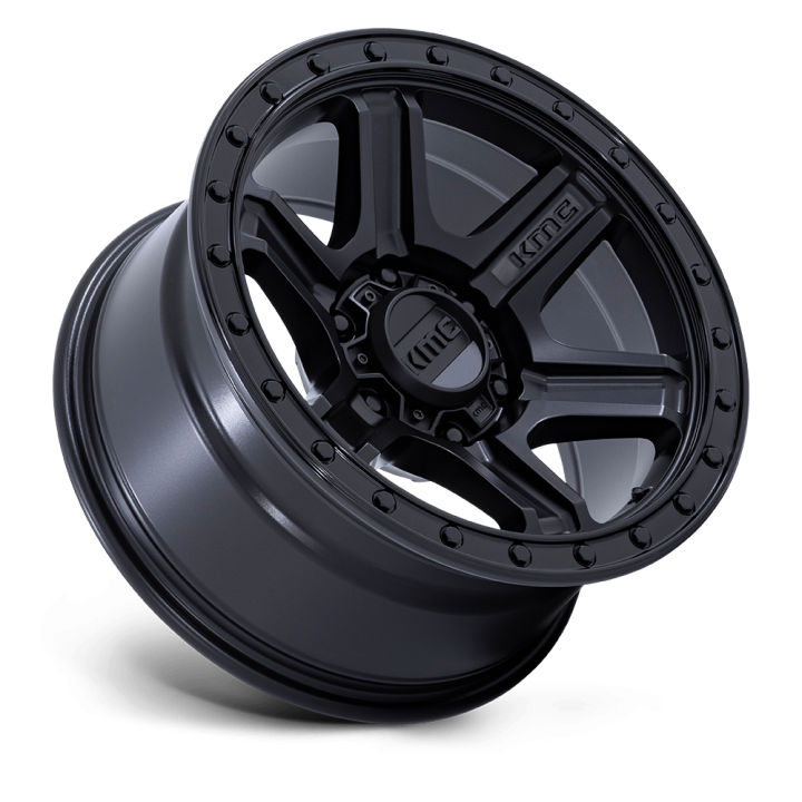 Alloy Wheel, KMC KM551 OUTRUN, 17x8.5, ET -10, 6x135, 87.1, Black - EDK.ro