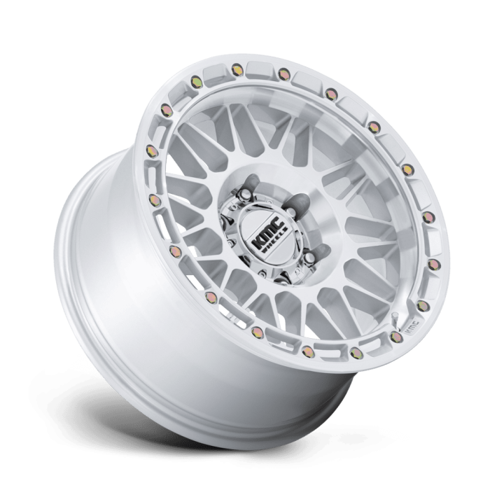 Jantă de Aluminiu, KMC KM555 ATTACK, 17x8.5, ET 0, 6x135, 87.1, Argintiu - EDK.ro