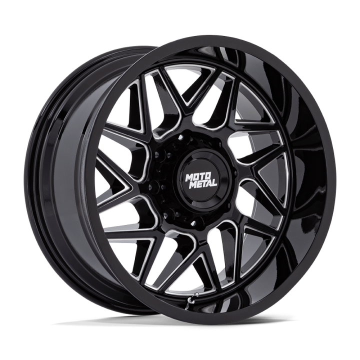 Alloy Wheel, MOTO Metal MO812 TURBINE, 20x9.0, ET 20, 6x135, 87.1, Black - EDK.ro
