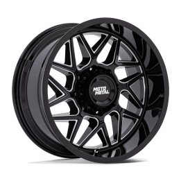 Jantă de Aluminiu, MOTO Metal MO812 TURBINE, 20x10.0, ET -18, 6x135, 87.1, Negru - EDK.ro