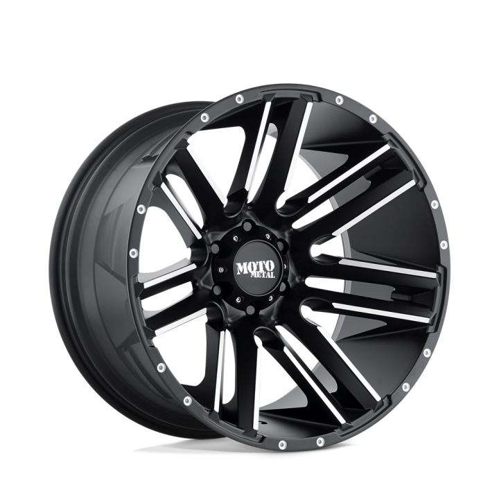 Jantă de Aluminiu, MOTO Metal MO978 RAZOR, 20x10.0, ET -24, 6x135, 87.1, Negru - EDK.ro