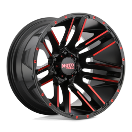 Alloy Wheel, MOTO Metal MO978 RAZOR, 20x10.0, ET -24, 6x135, 87.1, Black - EDK.ro