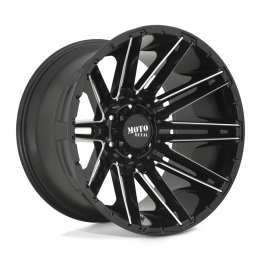 Alloy Wheel, MOTO Metal MO998 KRAKEN, 22x10.0, ET -18, 6x135, 87.1, Black - EDK.ro