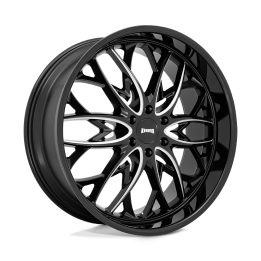 Jantă de Aluminiu, DUB S263 OG, 24x10.0, ET 30, 6x135, 87.1, Negru - EDK.ro