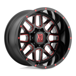 Alloy Wheel, XD Series XD820 GRENADE, 20x9.0, ET 0, 6x135, 87.1, Black - EDK.ro