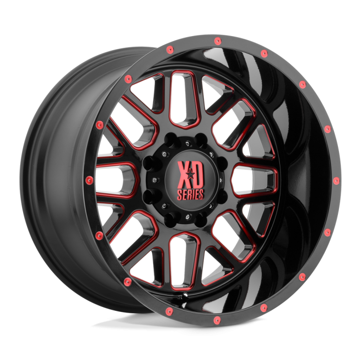 Jantă de Aluminiu, XD Series XD820 GRENADE, 20x9.0, ET 0, 6x135, 87.1, Negru - EDK.ro