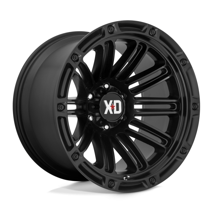 Jantă de Aluminiu, XD Series XD846 DOUBLE DEUCE, 20x10.0, ET -18, 6x135, 87.1, Negru - EDK.ro
