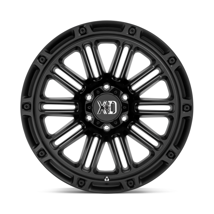 Alloy Wheel, XD Series XD846 DOUBLE DEUCE, 20x10.0, ET -18, 6x135, 87.1, Black - EDK.ro