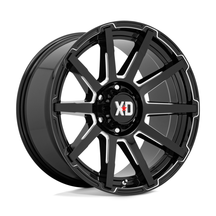 Alloy Wheel, XD Series XD847 OUTBREAK, 20x10.0, ET 12, 6x135, 87.1, Black - EDK.ro
