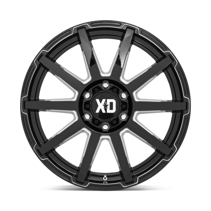Alloy Wheel, XD Series XD847 OUTBREAK, 20x10.0, ET 12, 6x135, 87.1, Black - EDK.ro