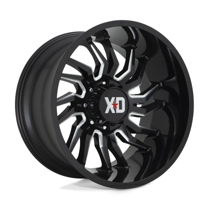 Alloy Wheel, XD Series XD858 TENSION, 20x10.0, ET -18, 6x135, 87.1, Black - EDK.ro