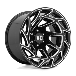 Alloy Wheel, XD Series XD860 ONSLAUGHT, 20x12.0, ET -44, 6x135, 87.1, Black - EDK.ro