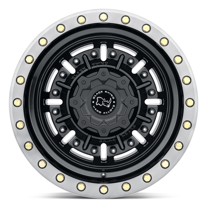 Alloy Wheel, Black Rhino ABRAMS, 17x8.5, ET 0, 6x139.7, 112.1, Black - EDK.ro