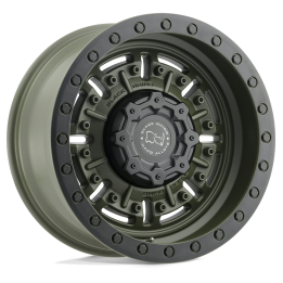 Alloy Wheel, Black Rhino ABRAMS, 18x9.5, ET -18, 6x139.7, 112.1, Green - EDK.ro