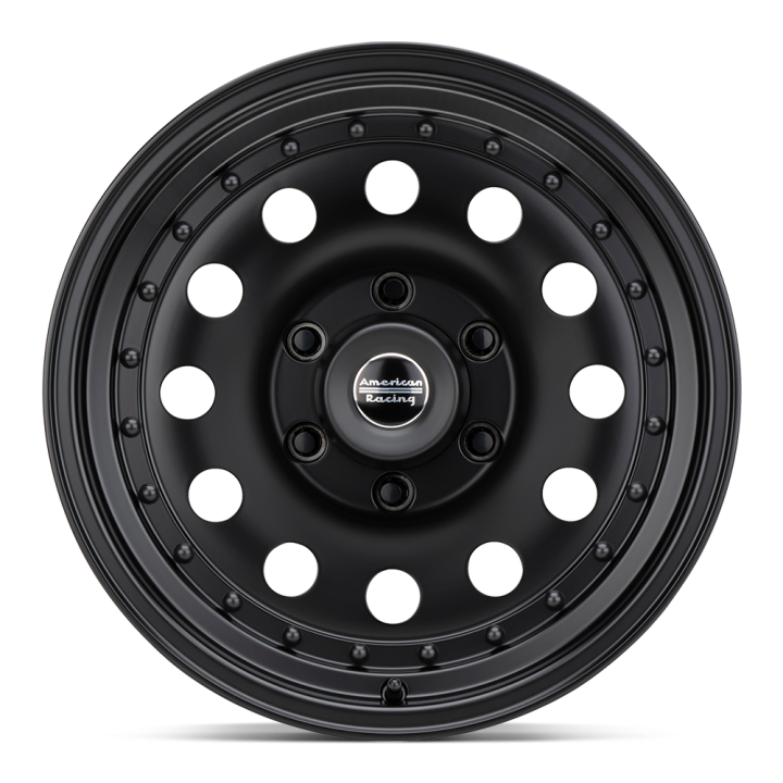 Alloy Wheel, American Racing AR62 OUTLAW II, 17x8.0, ET 18, 6x139.7, 108, Black - EDK.ro