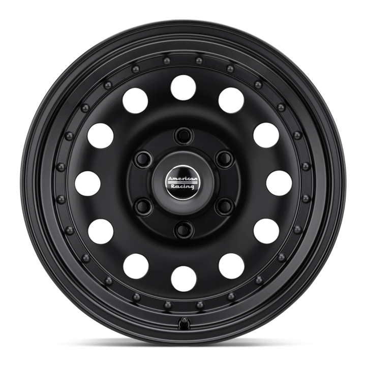 Jantă de Aluminiu, American Racing AR62 OUTLAW II, 17x8.0, ET 0, 6x139.7, 108, Negru - EDK.ro