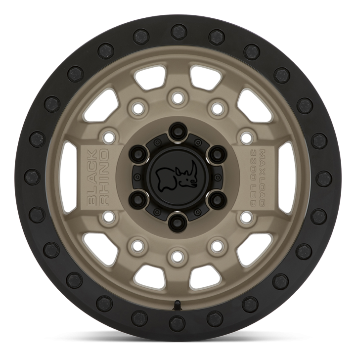 Alloy Wheel, Black Rhino AVENGER Beadlock, 17x8.5, ET -30, 6x139.7, 112.1, Black - EDK.ro