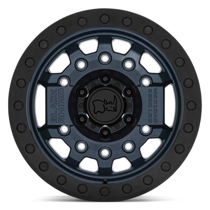 Alloy Wheel, Black Rhino AVENGER Beadlock, 17x8.5, ET 0, 6x139.7, 112.1, Black - EDK.ro