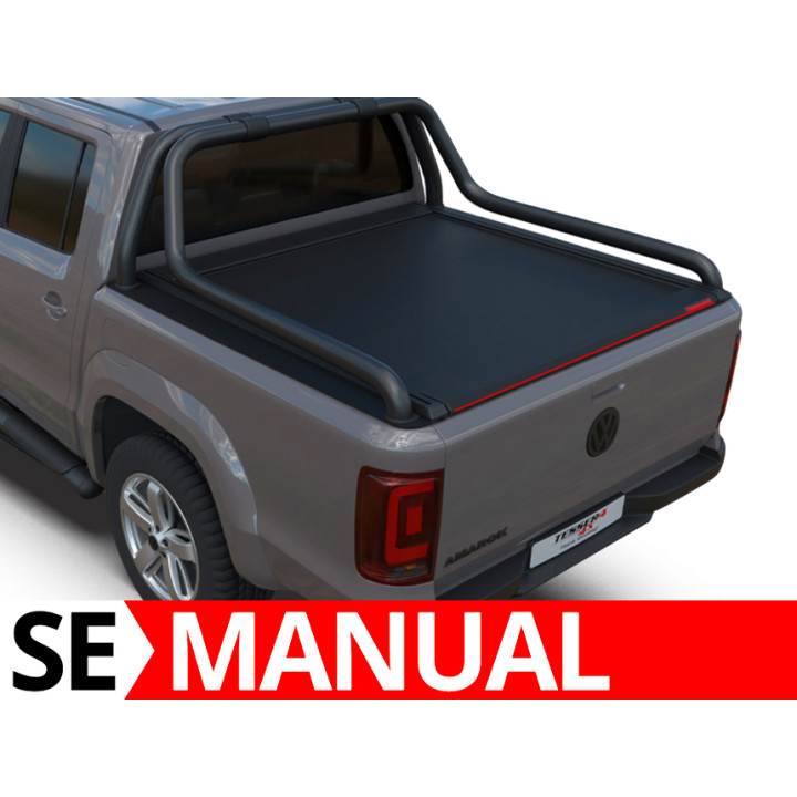 Manual Roll Top Tonneau Bed Cover, Tessera 4x4 SE, Volkswagen Amarok Canyon 2010 - 2022 - EDK.ro