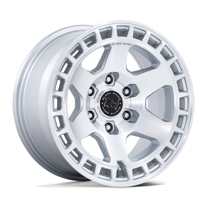 Alloy Wheel, Black Rhino BR022 BAHARI, 17x8.5, ET 25, 6x139.7, 106.1, Silver - EDK.ro
